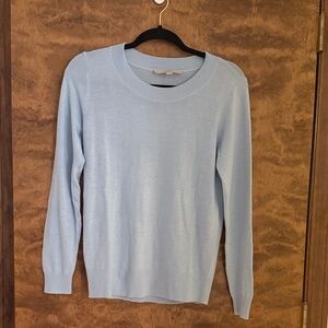 NWT LOFT Acrylic Blue Crewneck Sweater - XS